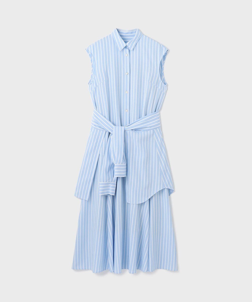 GRACE CONTINENTAL ストライプシャツワンピース 