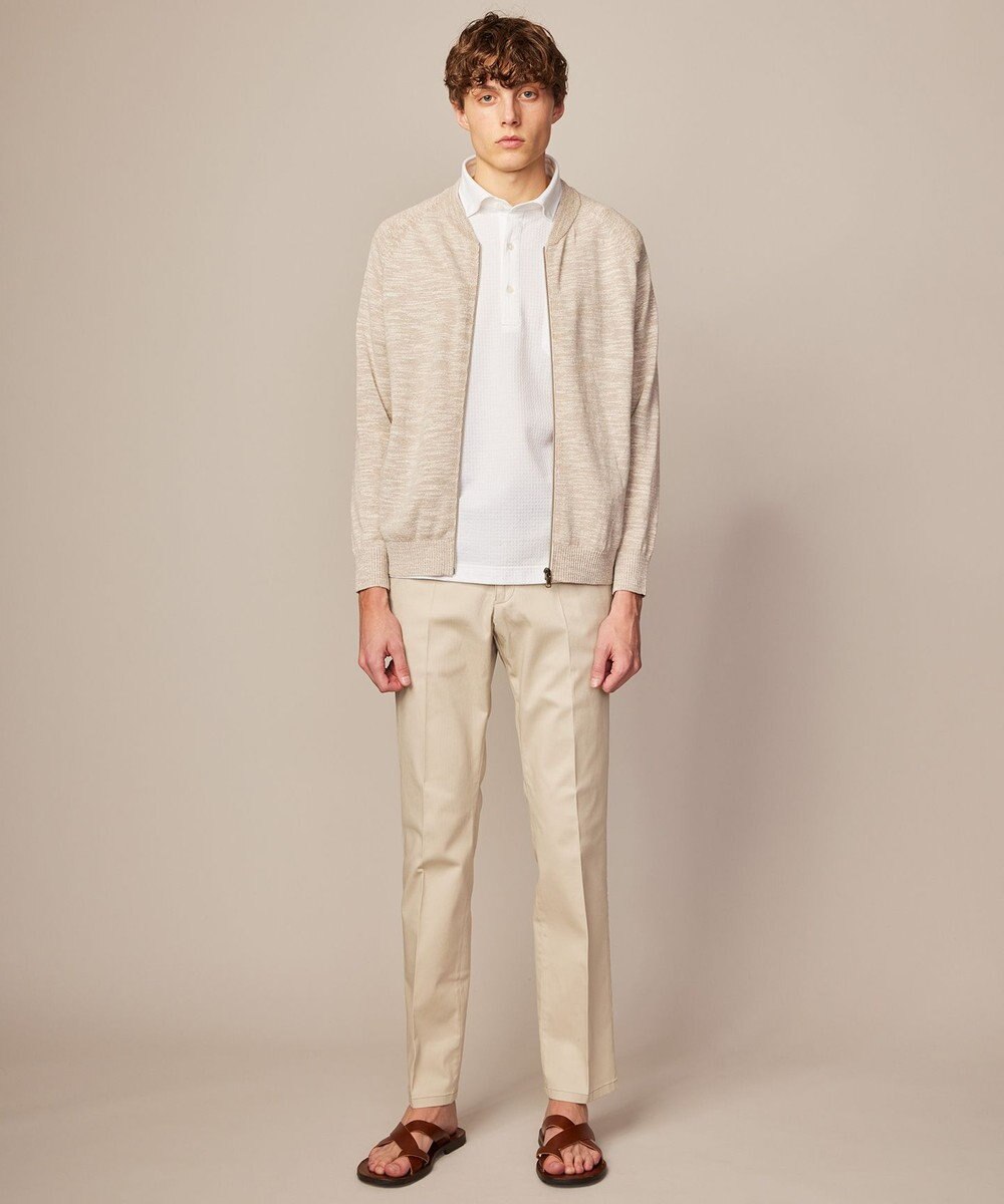 JOSEPH ABBOUD 【ウエストも伸びる！】オーガニックストレッチ パンツ 