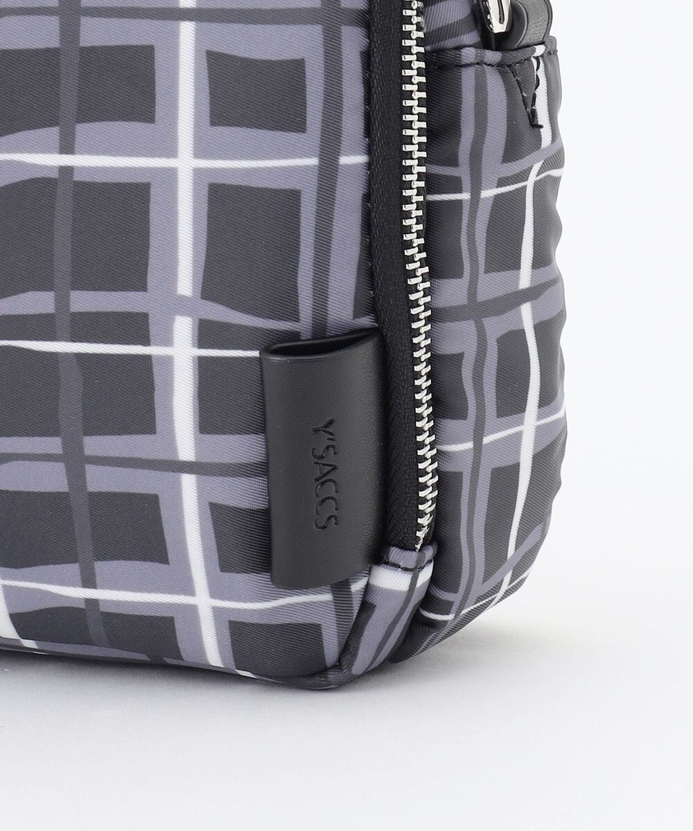 Y'SACCS ドローイングチェック ショルダーバッグ 