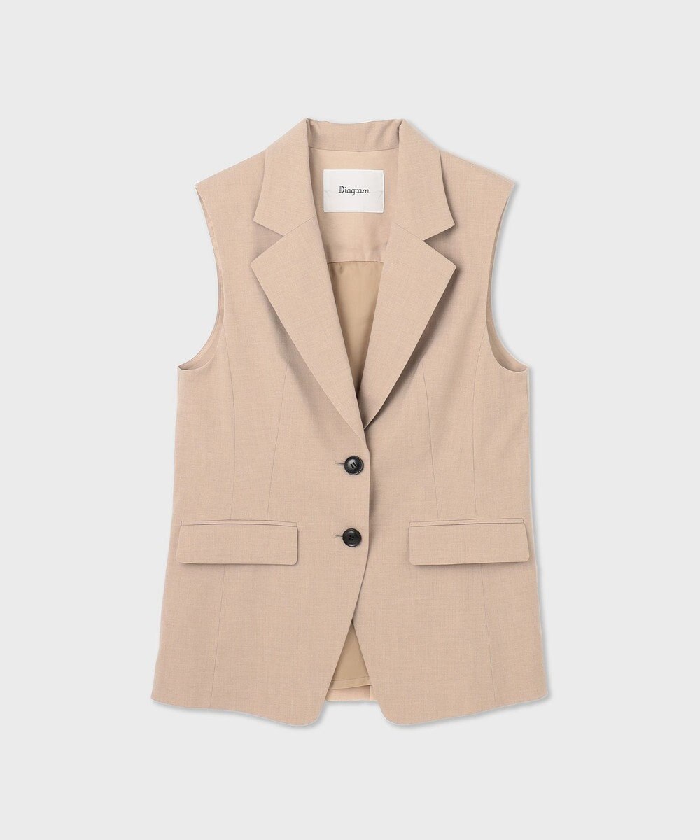 GRACE CONTINENTAL バックチュールジレ 