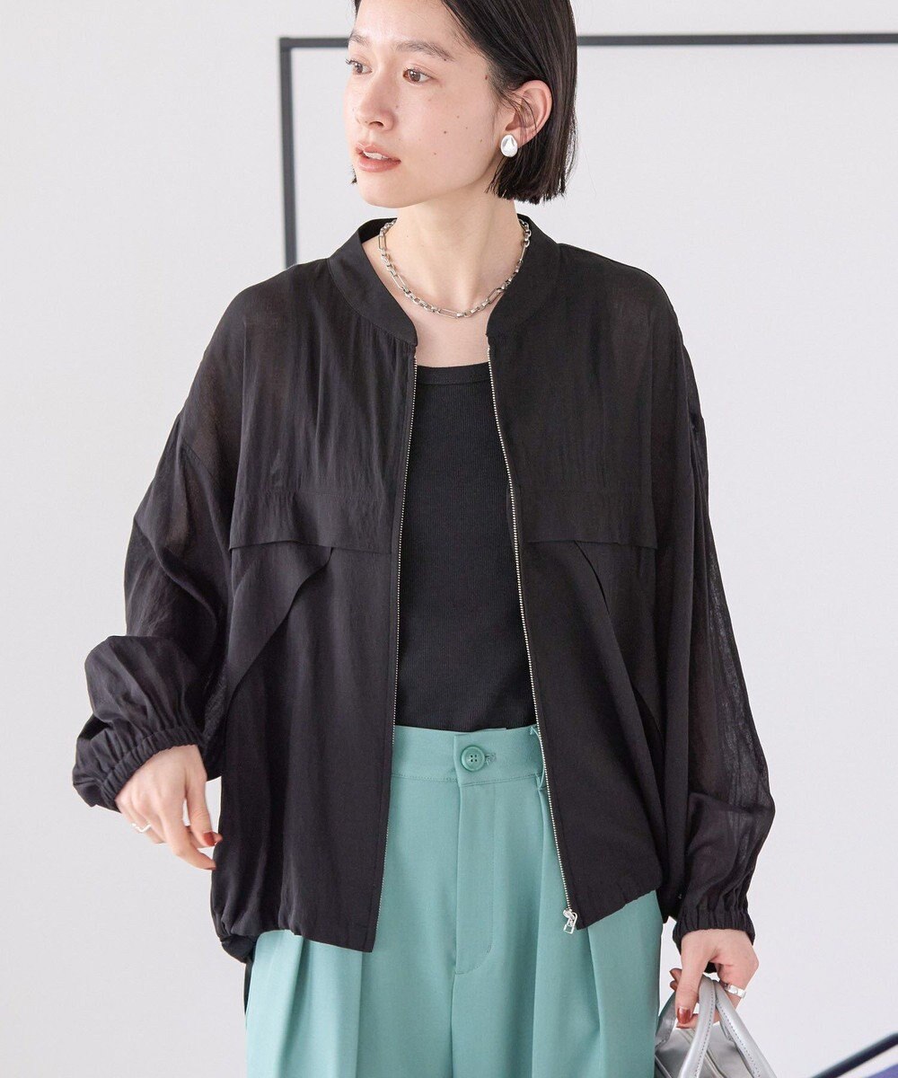 AMERICAN HOLIC 接触冷感シアースポーティーブルゾン 