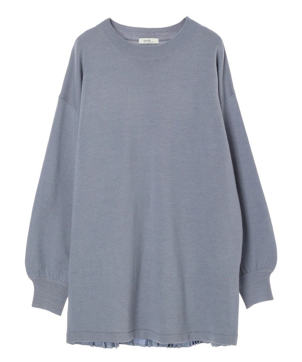 earth music&ecology バックヘムプリーツチュニック 