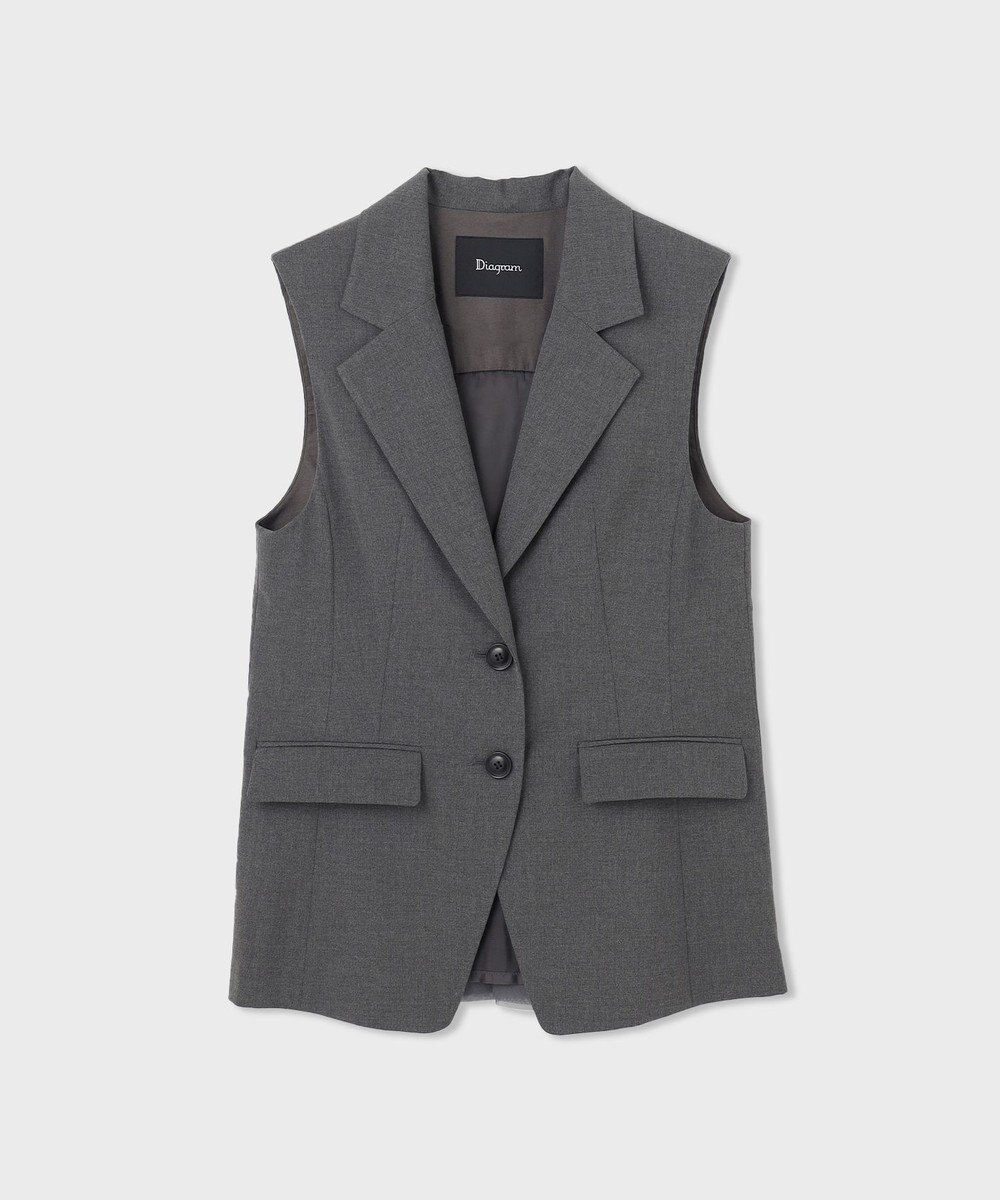 GRACE CONTINENTAL バックチュールジレ 