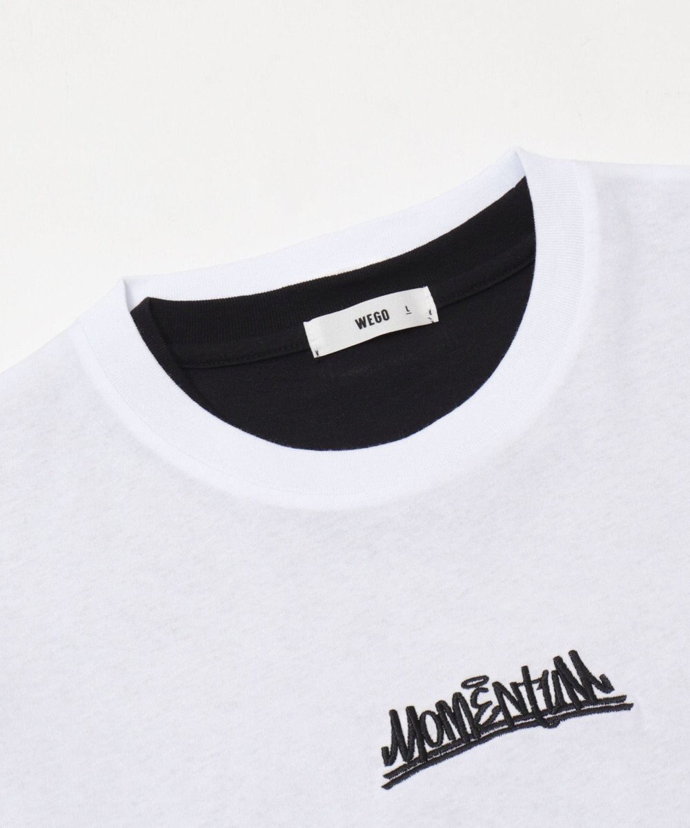 WEGO 【2点セット】アクセ付きアンサンブルグラフィックT（長袖） 