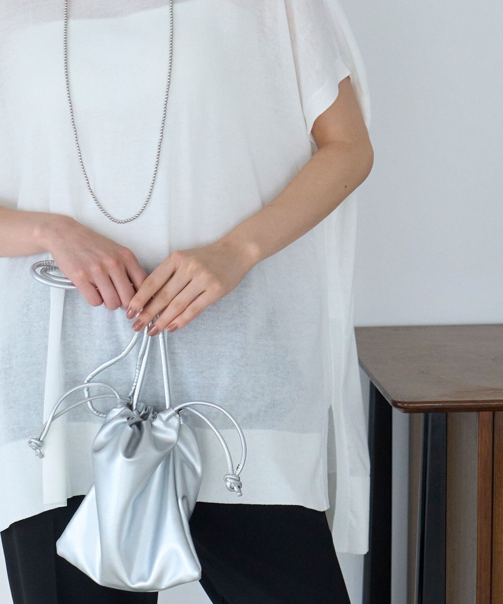 UNFILO フロスティコットン オーバーニット 