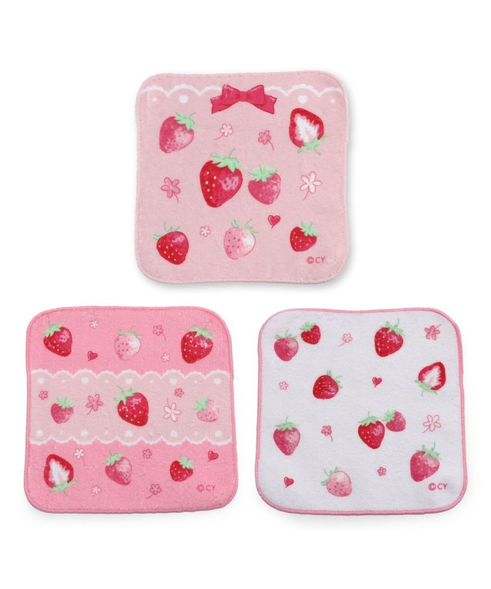 Mother garden マザーガーデン 野いちご ミニミニタオル 3枚セット 