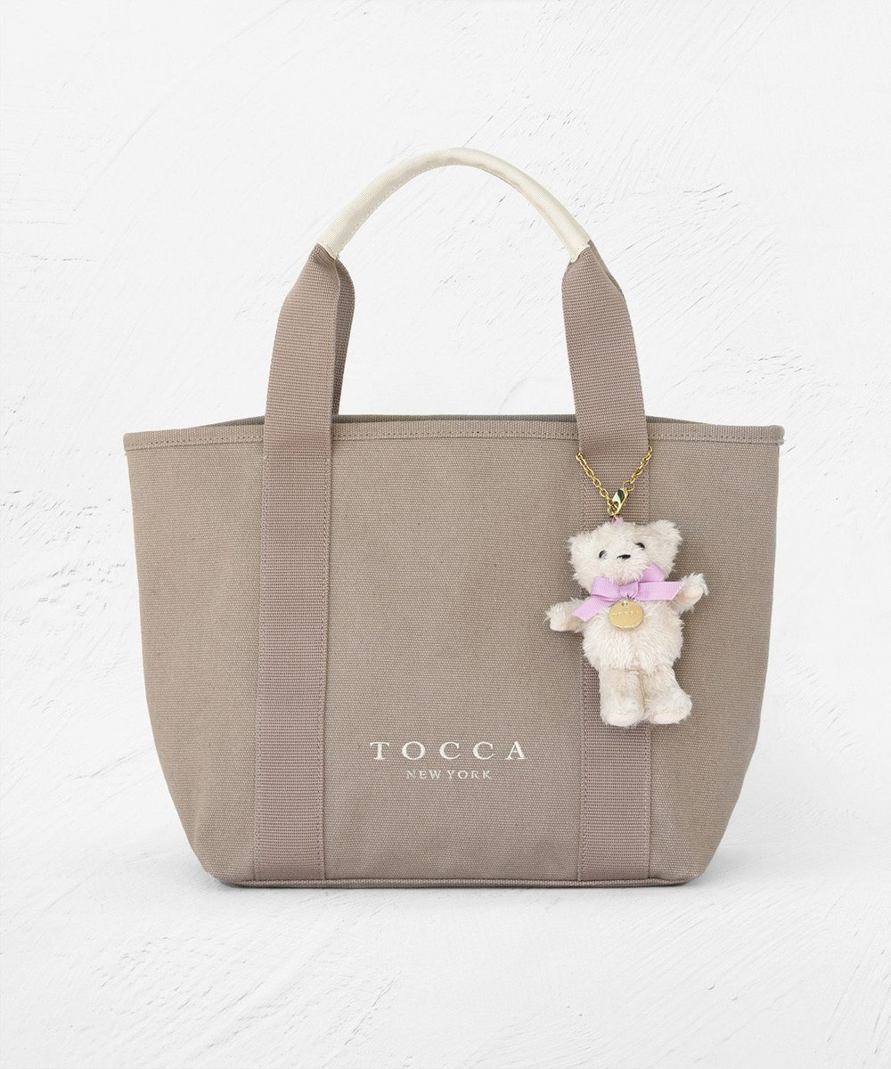 TOCCA 【ぬいぐるみチャーム付き】TOCCA AMICO CANVAS TOTE キャンバストート 
