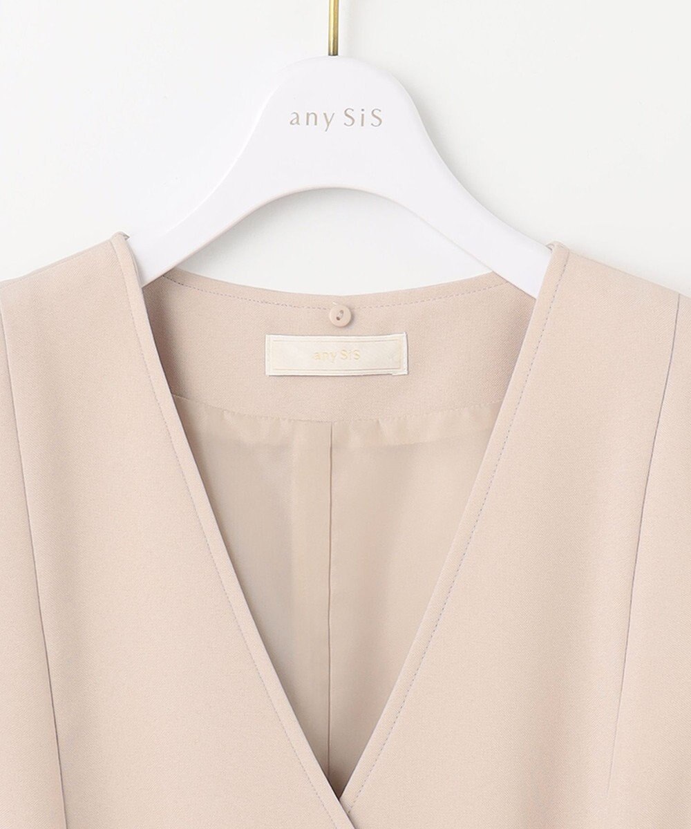 ANY SIS S 【洗える】3WAYジレセット トレンチ コート 