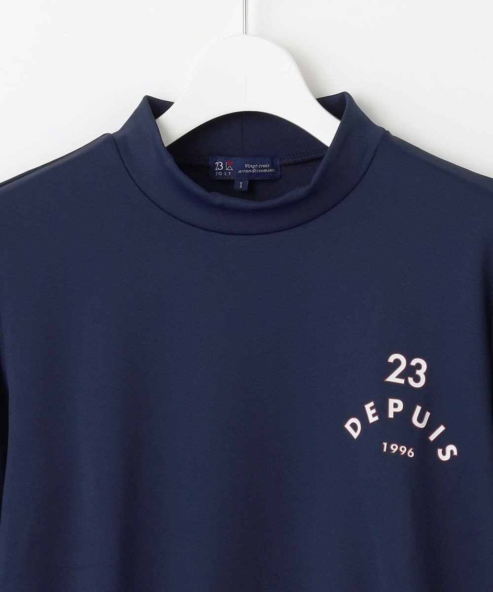 23区GOLF 【WOMEN】ライトダンボール モックネックシャツ 