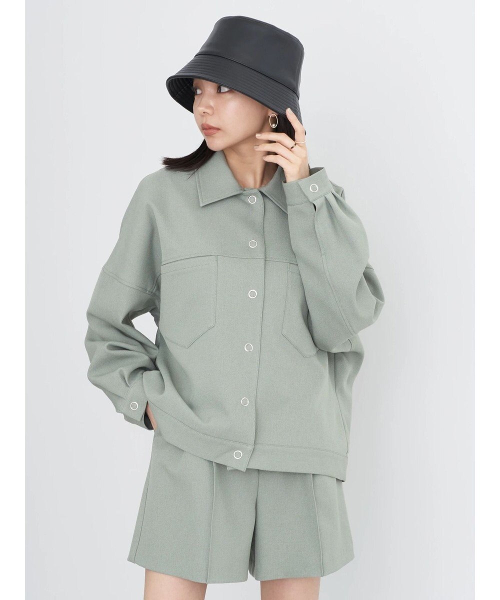 earth music&ecology ショート丈カバーオール 