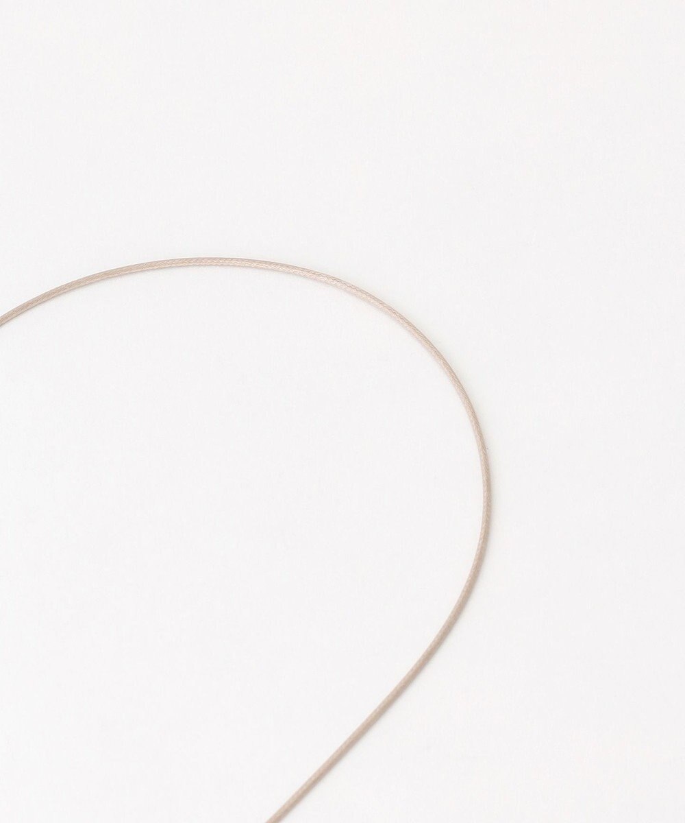 ANY パール付きコードネックレス 