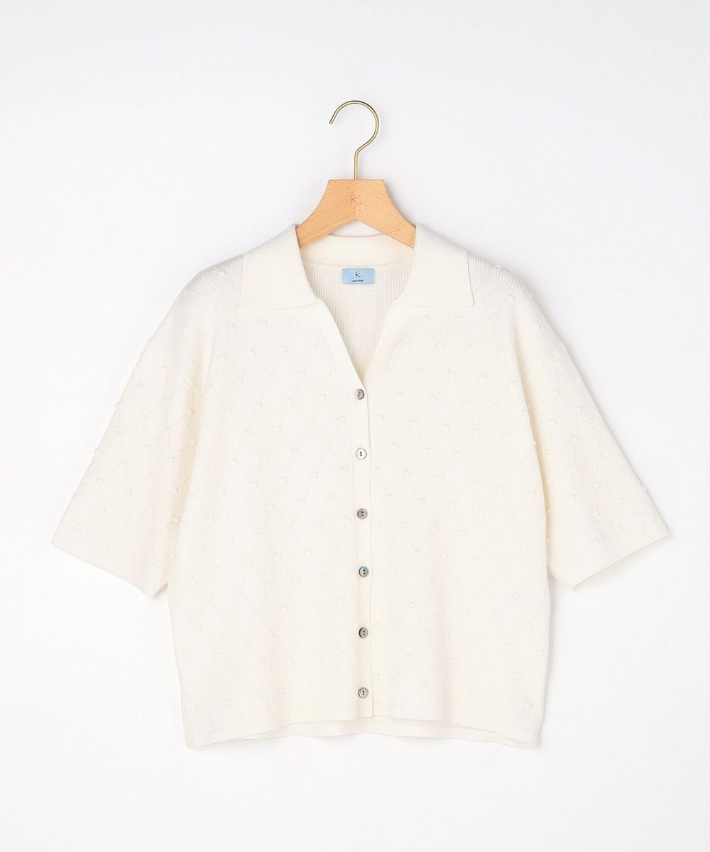 組曲 L 【先行予約・WEB限定】ポップコーンアーガイルスキッパー ニット 