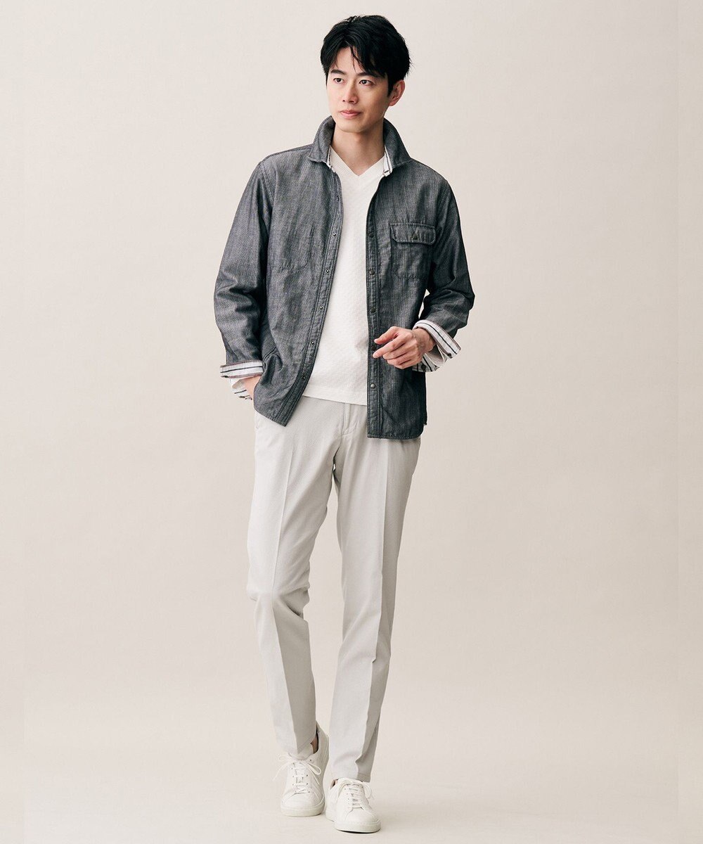 JOSEPH ABBOUD 【2WAY】 リバーシブルシャツ 