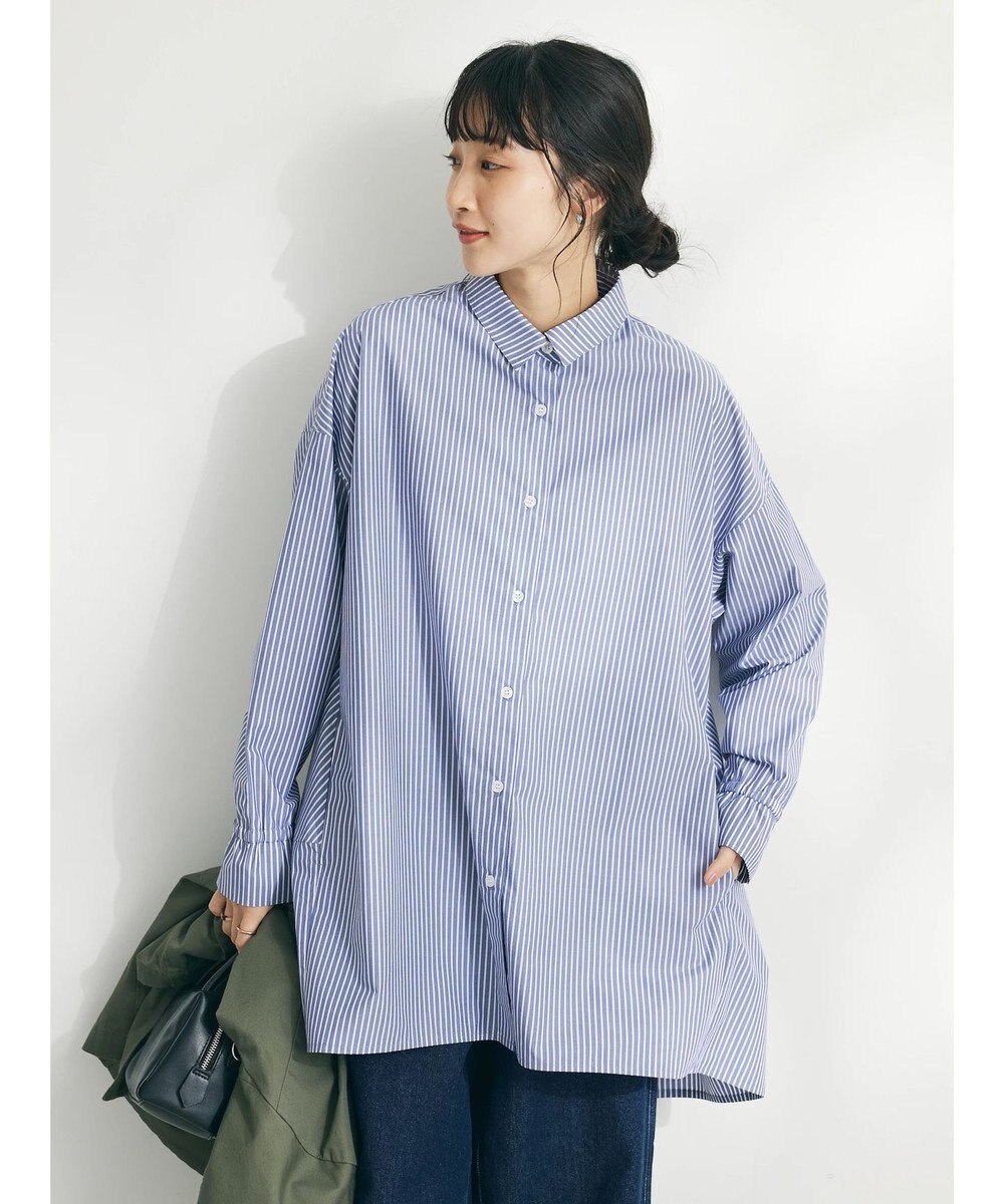 CRAFT STANDARD BOUTIQUE イージーケアコクーンポケ付きチュニック 