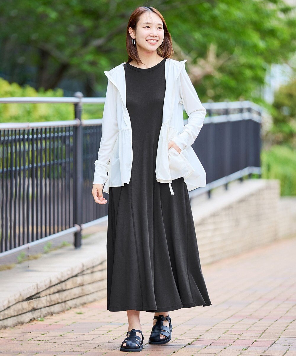 UNFILO 【ZIP!放映】 ラッシュガード ペプラムフーディ 