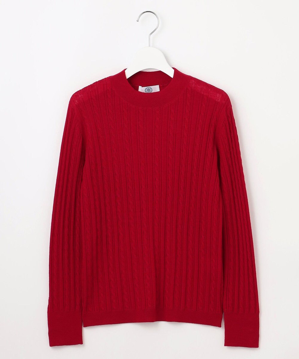 J.PRESS LADIES 【洗える】KNIT BASIC クルーネック ニット 