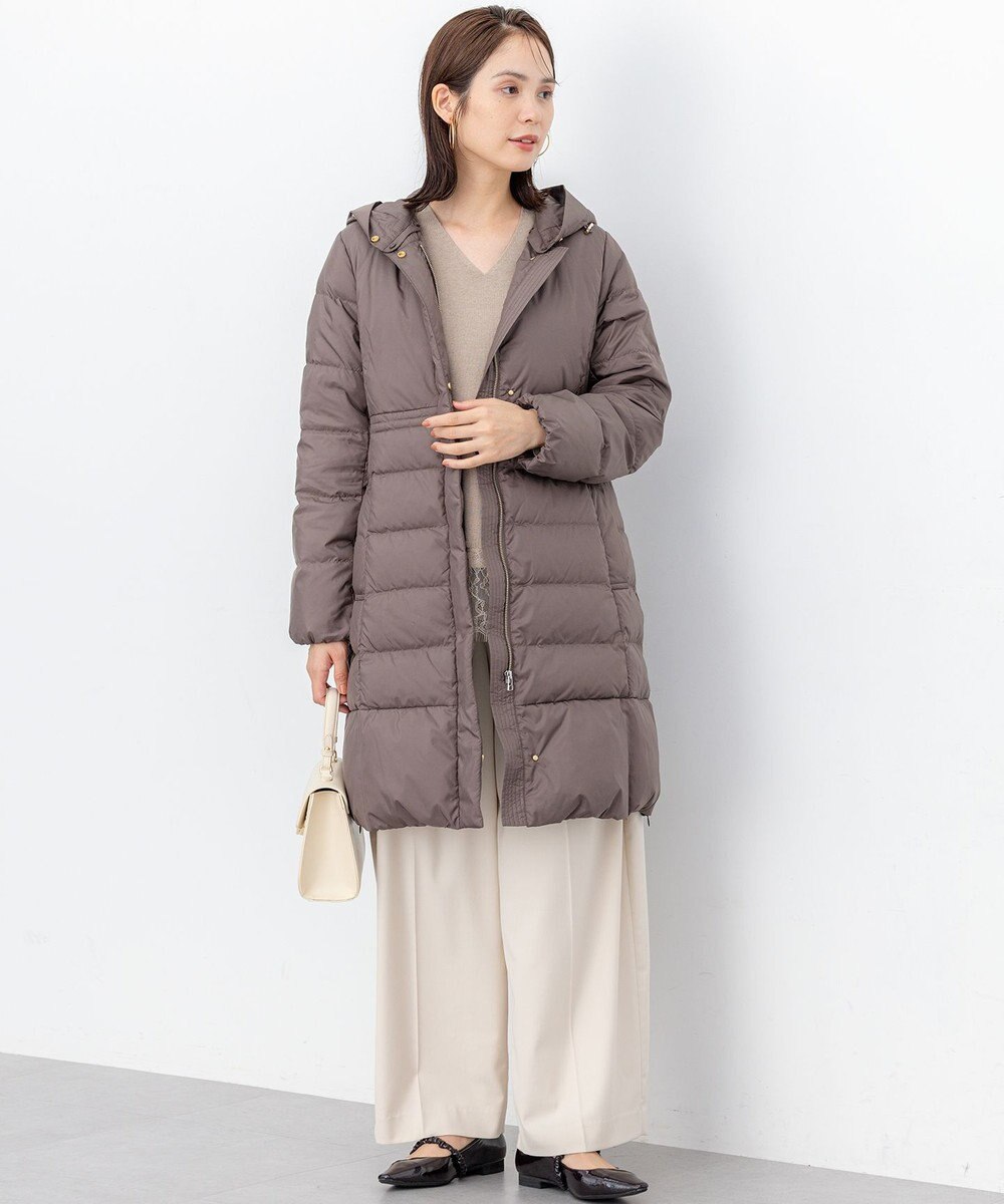 組曲 ライトタフタロング ダウン 