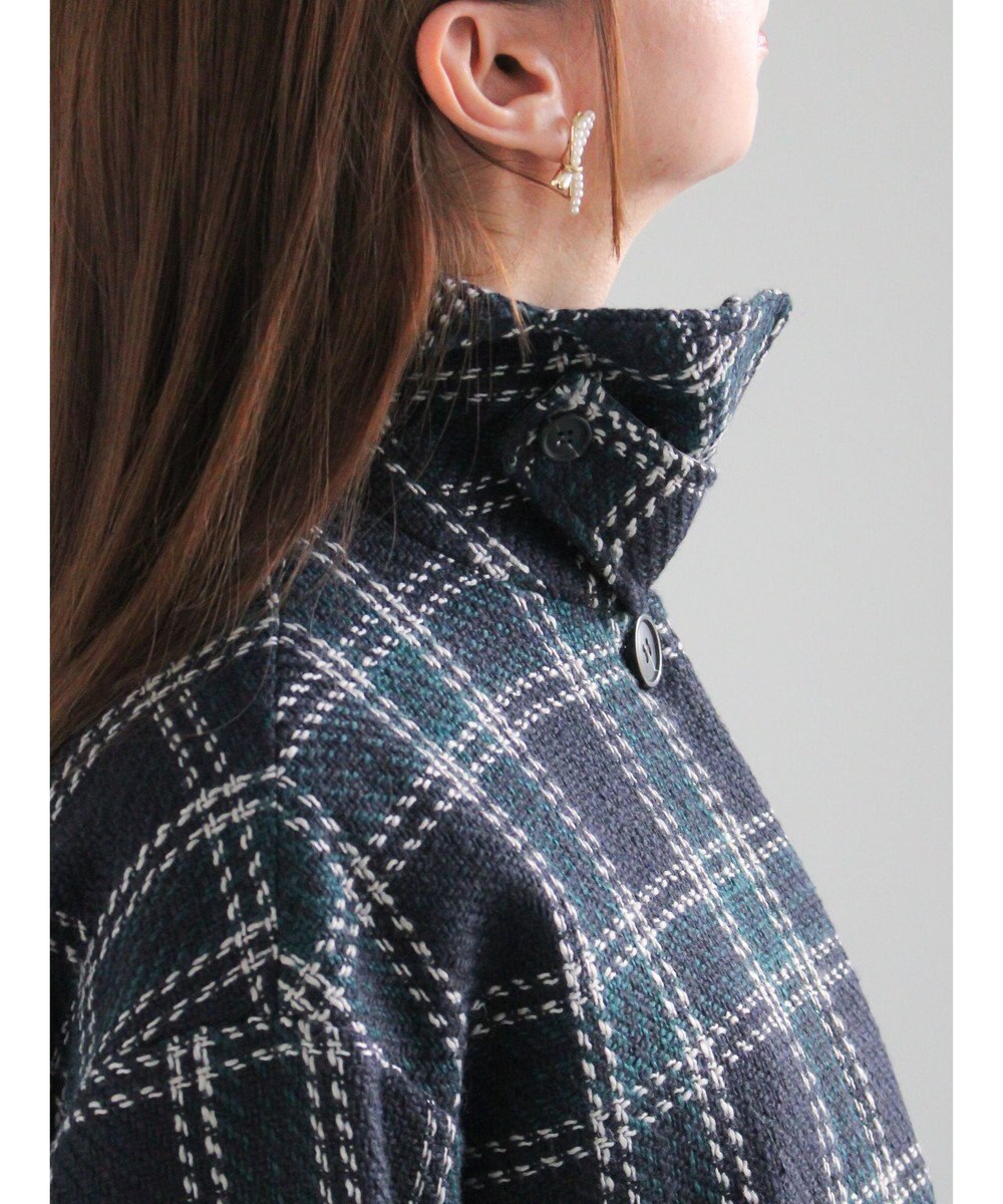 Te chichi ロービングチェックミドルコート《2025winter catalog item》 