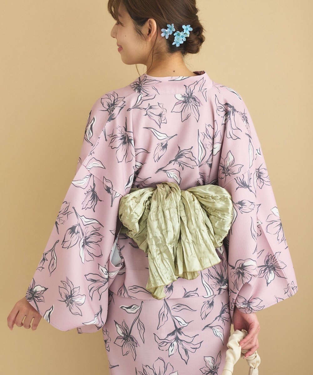 Feroux 【洗える・2WAY】 簡単着付け 浴衣 3点セット 