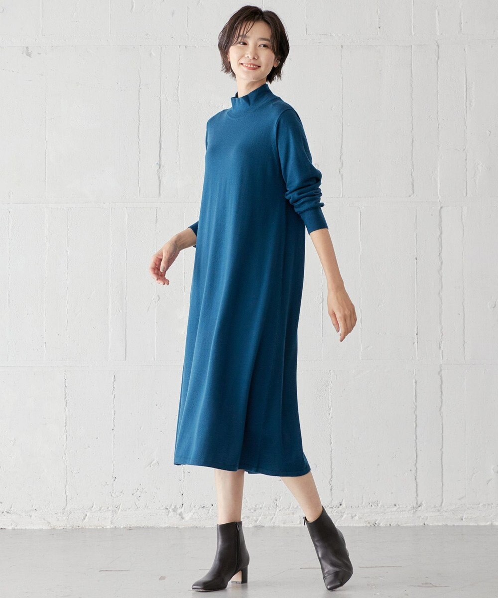 J.PRESS LADIES 【WEB限定カラーあり・洗える】EASY WOOL ワンピース 