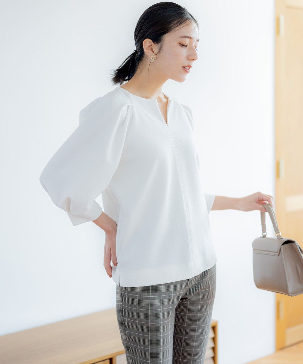 組曲 L タックスリーブカルゼ カットソー 