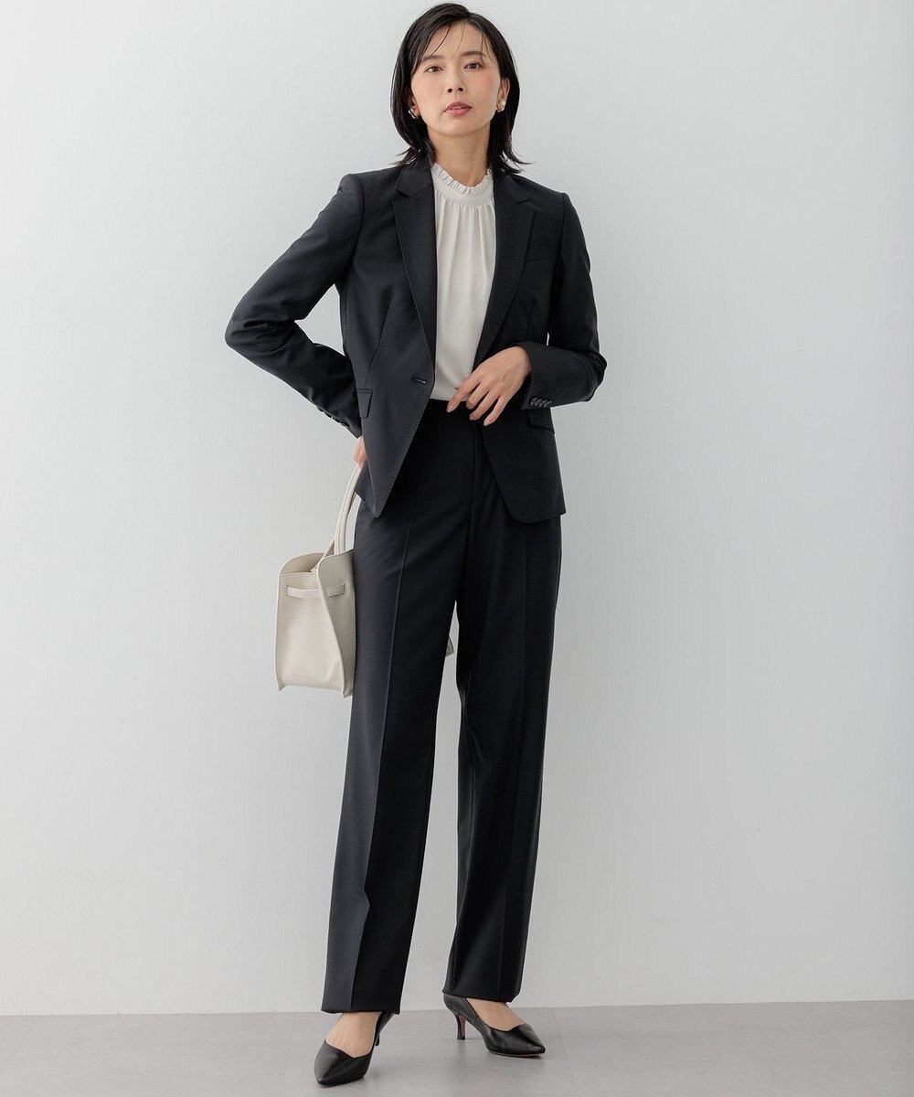 23区 L 【セットアップ対応】ラフィーネウール 一つ釦 ジャケット 