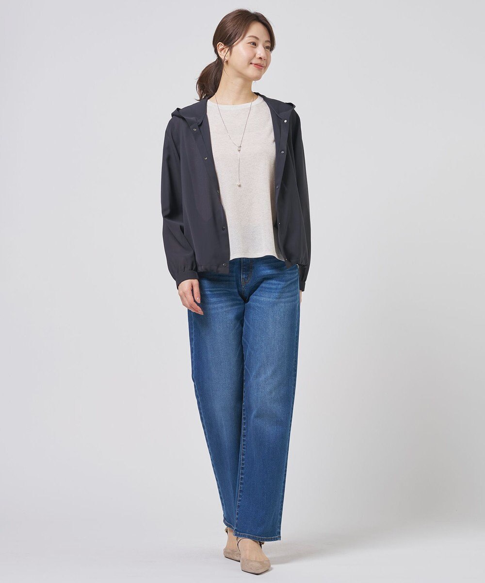 J.PRESS LADIES S RELAXION Sheer ボイル フーデッド ジャケット 