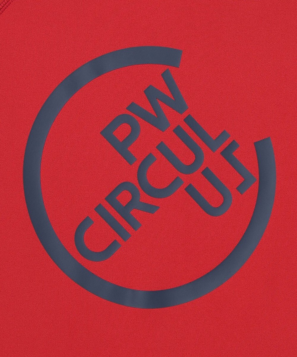 PW CIRCULUS 【WOMEN】【ストレッチ/軽量】バックロゴ 長袖 モックネック シャツ 