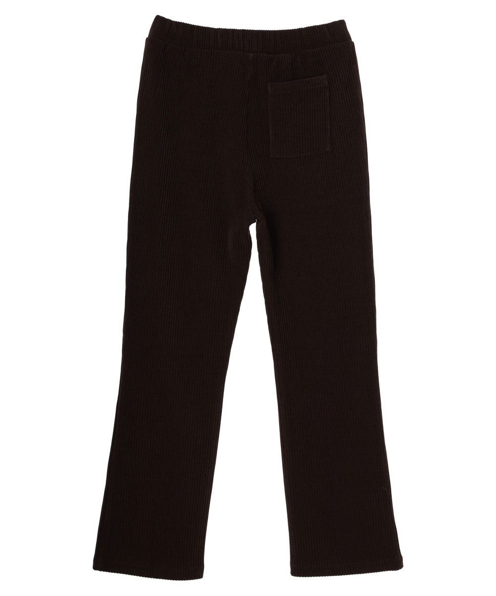 Green Parks リブ見えカットコールパンツ 