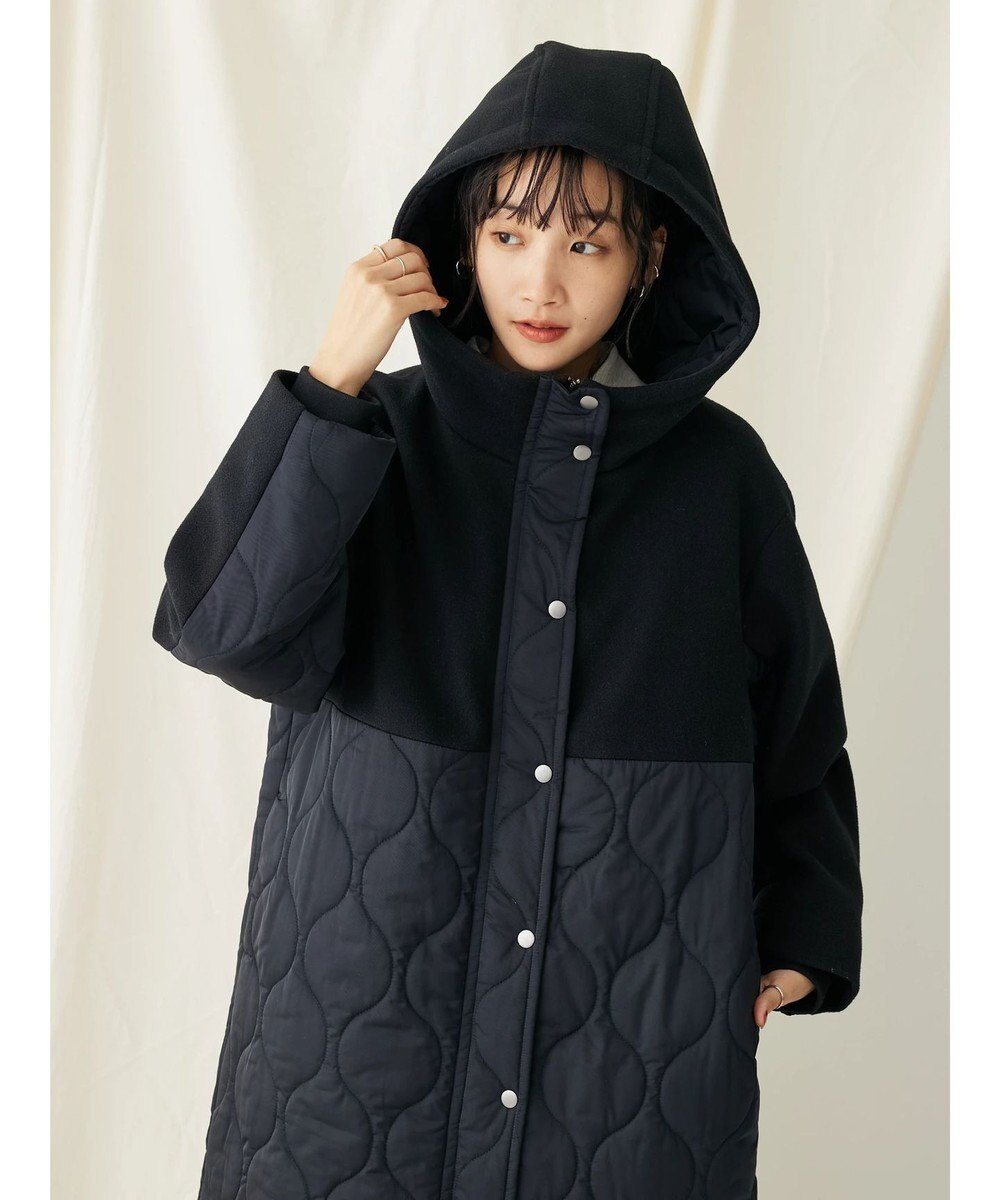 CRAFT STANDARD BOUTIQUE キルティング切替フードコート 