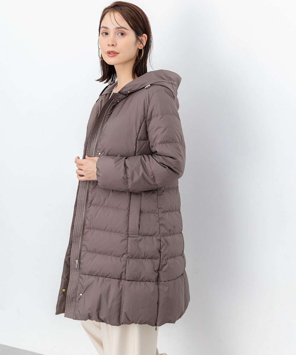 組曲 ライトタフタロング ダウン 