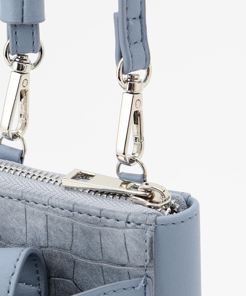 LA BAGAGERIE 【MONICA】バイカラー スマホショルダー 