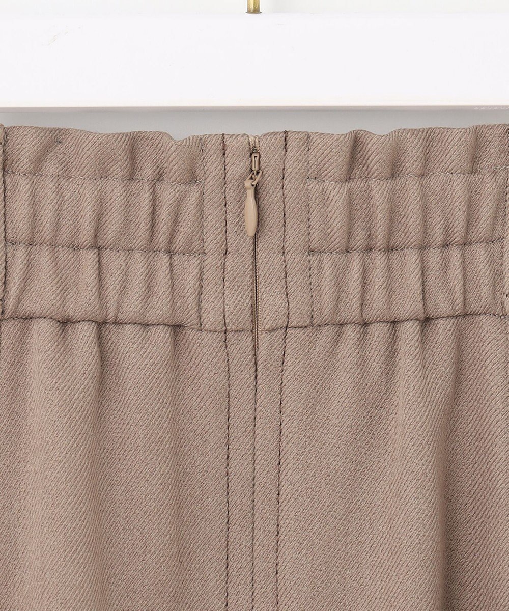 ANY SIS 【洗える】パール調ポイントツイル スカート 