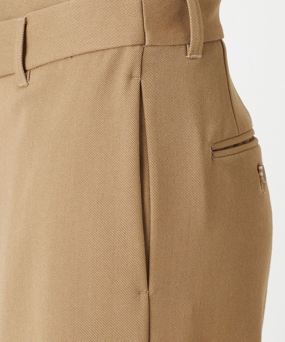 23区 S 【エステータ】ウールギャバジン ワイド ラップパンツ 