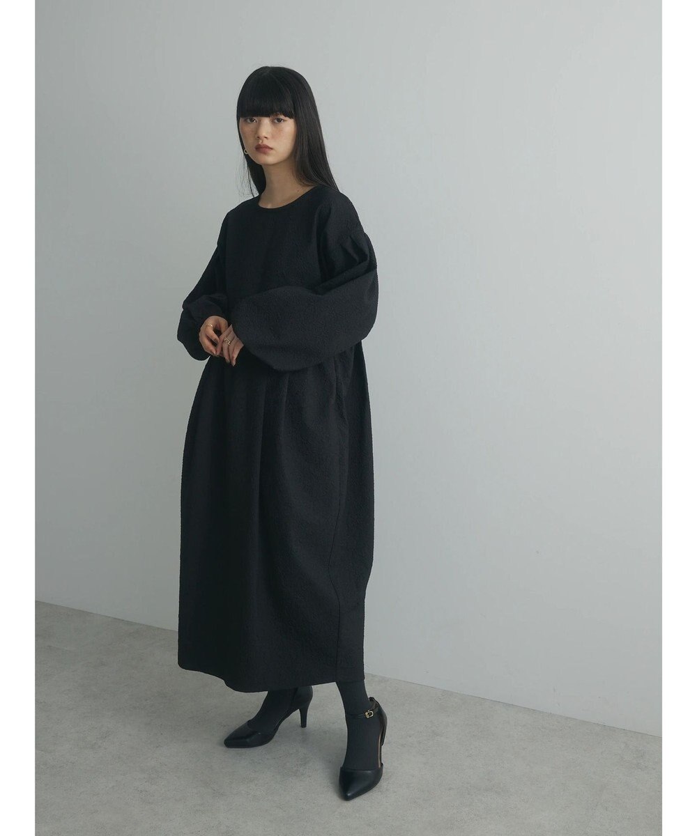 Green Parks armonia. エンボスタックコクーンワンピース 