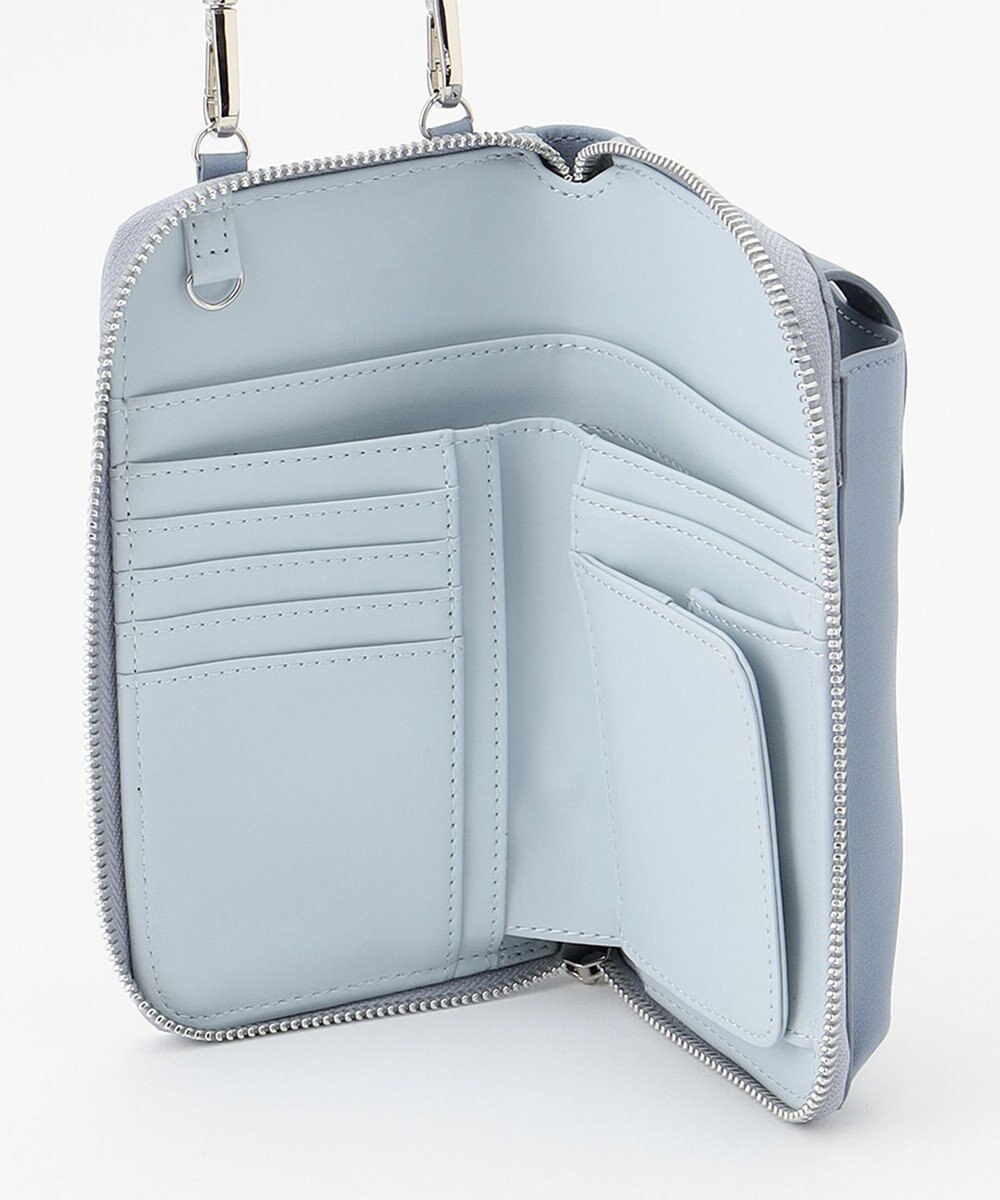 LA BAGAGERIE 【MONICA】バイカラー スマホショルダー 