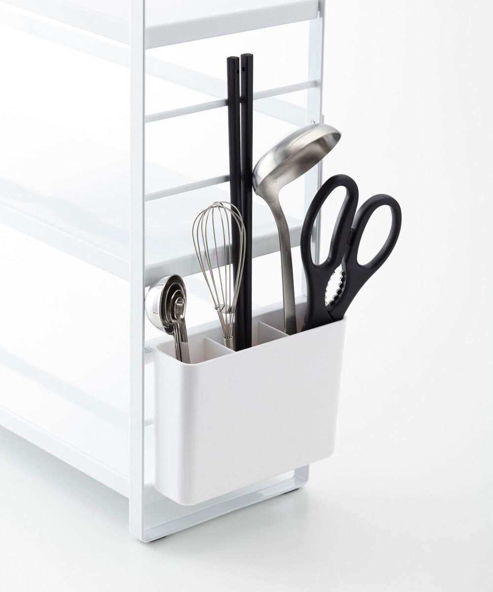 tower シンク上キッチン収納ラック タワー ブラック 