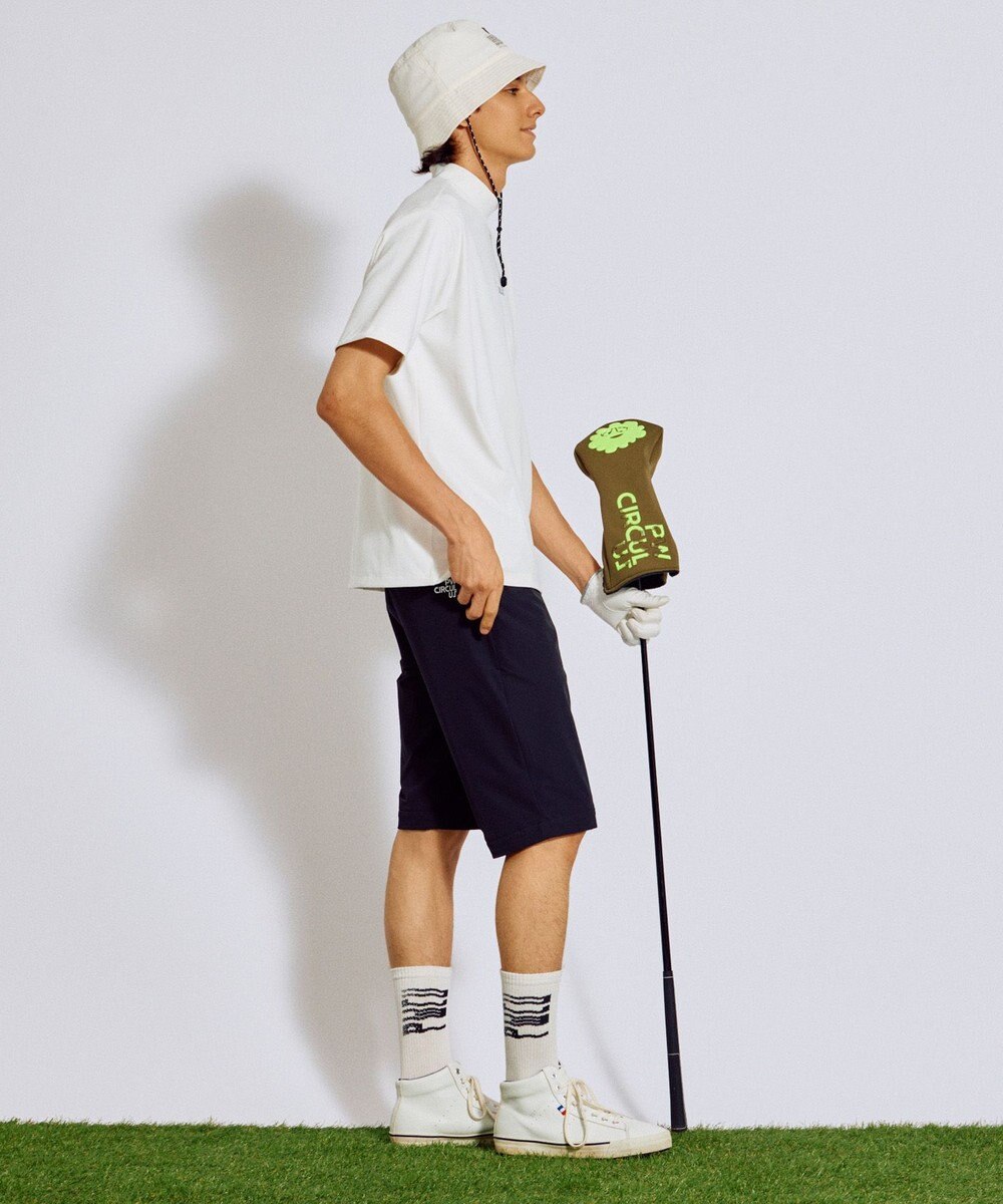 PW CIRCULUS 【吸水速乾 / UV遮蔽率99.5% UVカット / ストレッチ】【MEN】アニマルグラフィックモックT ゴルフ 