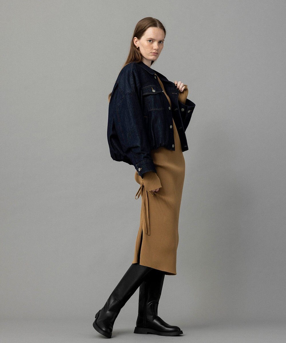 NAVE 【ReNAVE・洗える】スポンディッシュワイドリブワンピース 