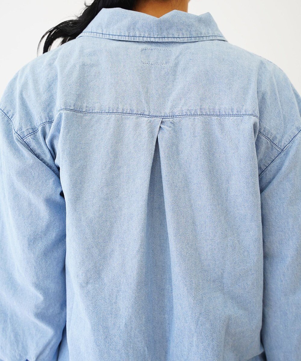 caqu USN chambrey shirts コットンシャンブレーシャツ 