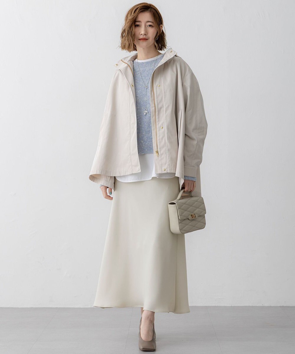 23区 L 【大好評素材/洗える】コットンベアジャージー ロング Tシャツ 