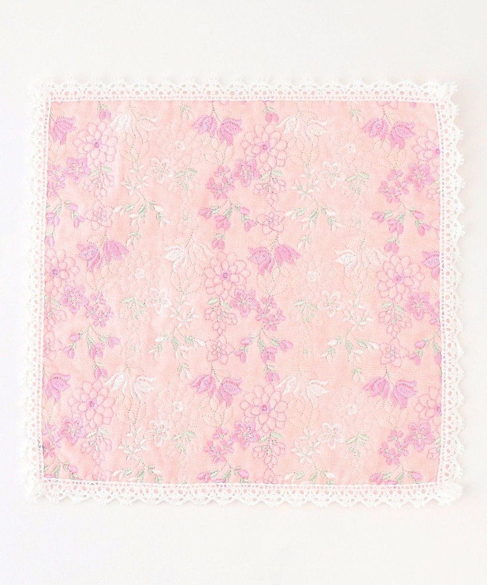 TOCCA LACE OF GARDEN TOWELCHIEF タオルチーフ ピンク系