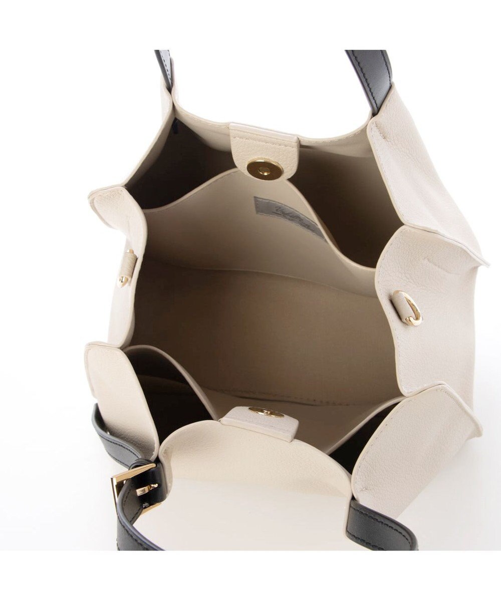 UNBILLION カシュカシュ cachecache / フェイクレザーショルダーバッグ付スクエアトート 