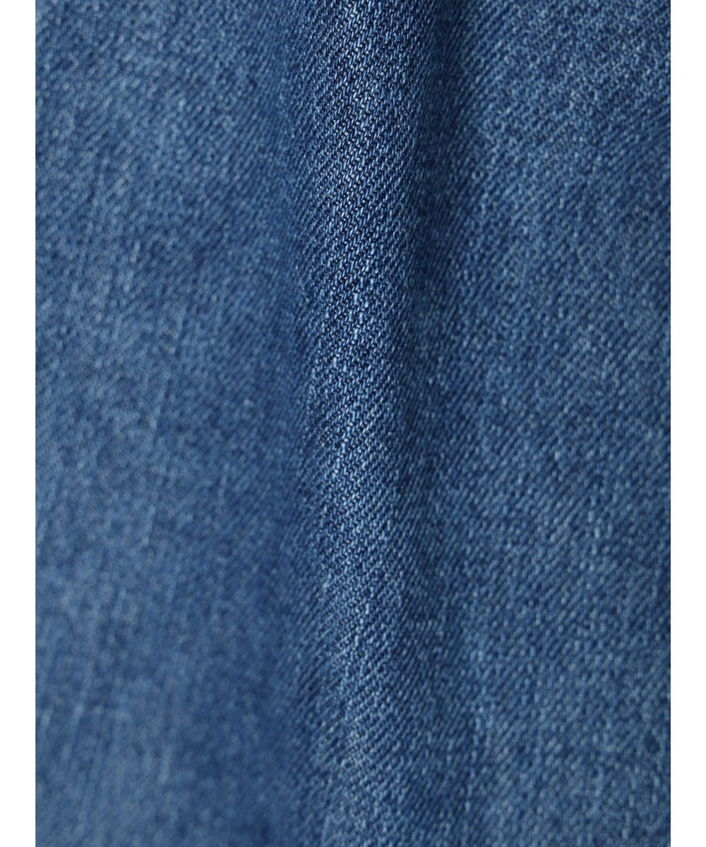 Green Parks ・Ｄｏｕｂｌｅ　Ｆｌａｇｓ　チョウチョ刺繍フレアデニム 