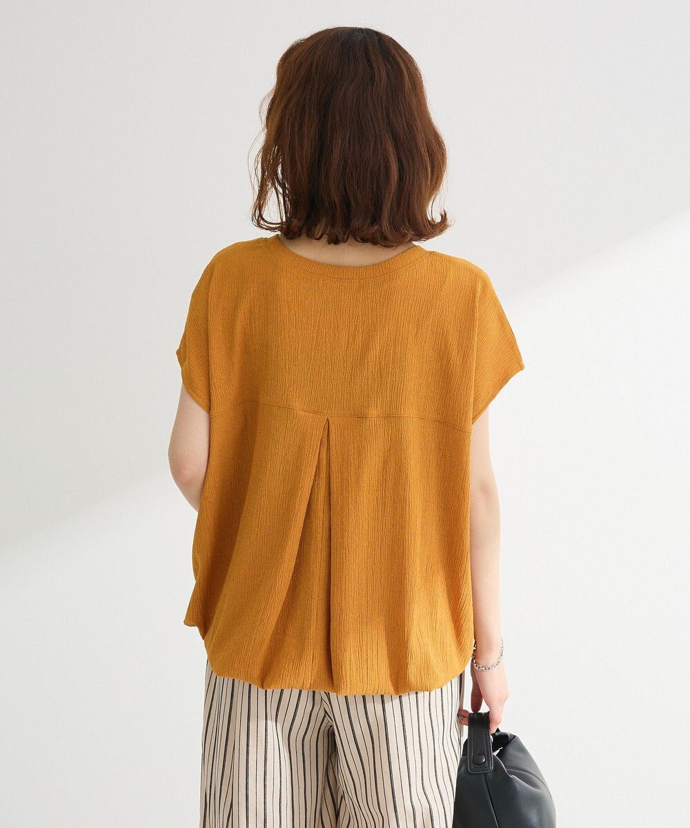 Green Parks 表面カット裾ドロストプルオーバー 