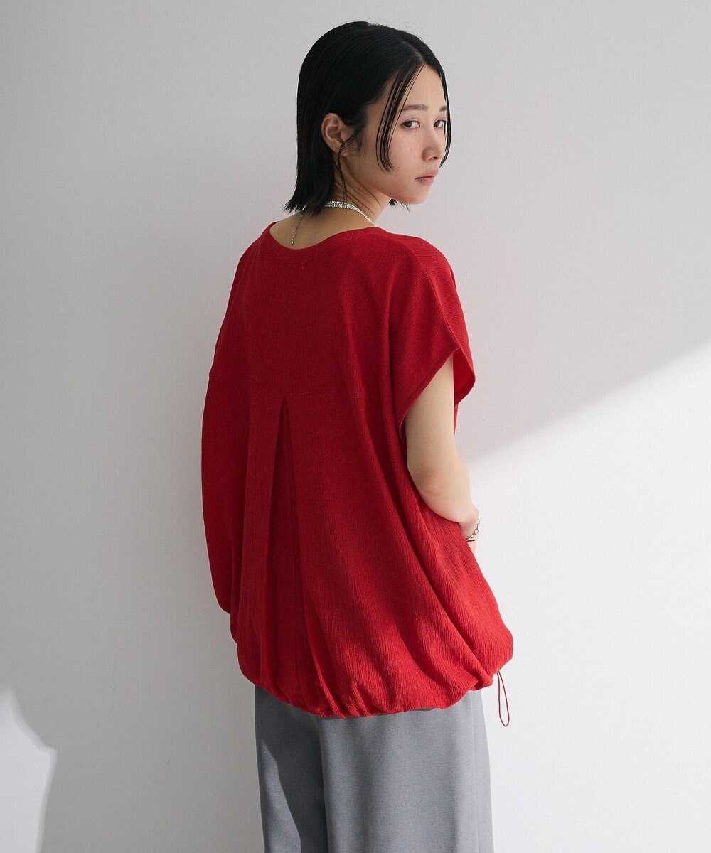 Green Parks 表面カット裾ドロストプルオーバー 