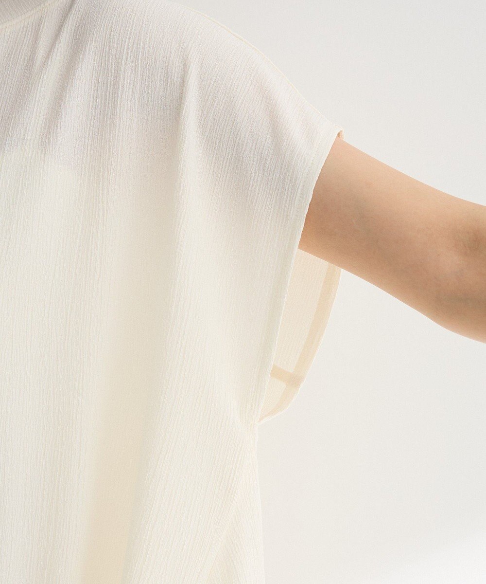 Green Parks 表面カット裾ドロストプルオーバー 