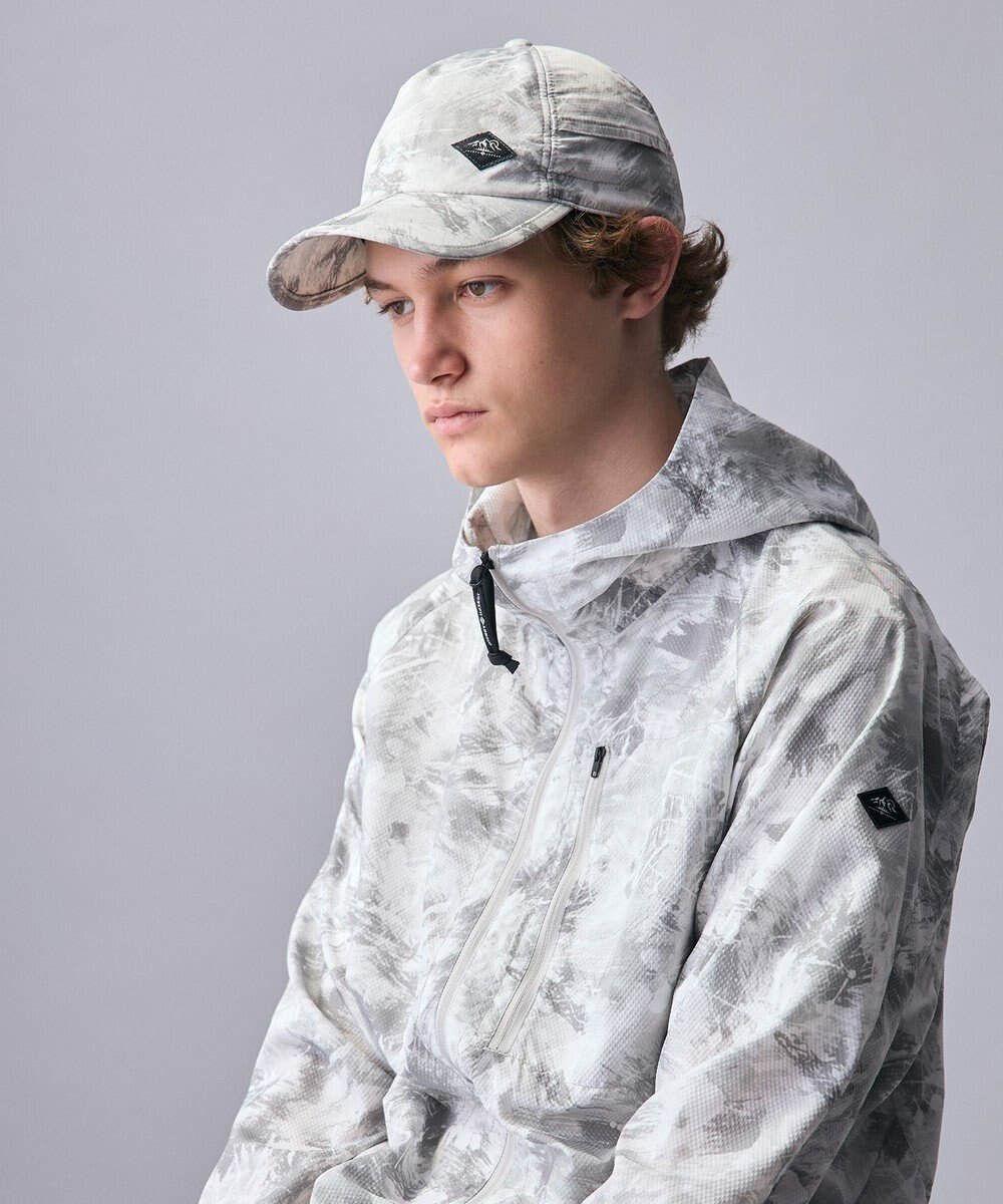 JOSEPH ABBOUD MOUNTAIN 【ECO撥水・軽量・パッカブル】エンボスストレッチプリント キャップ 
