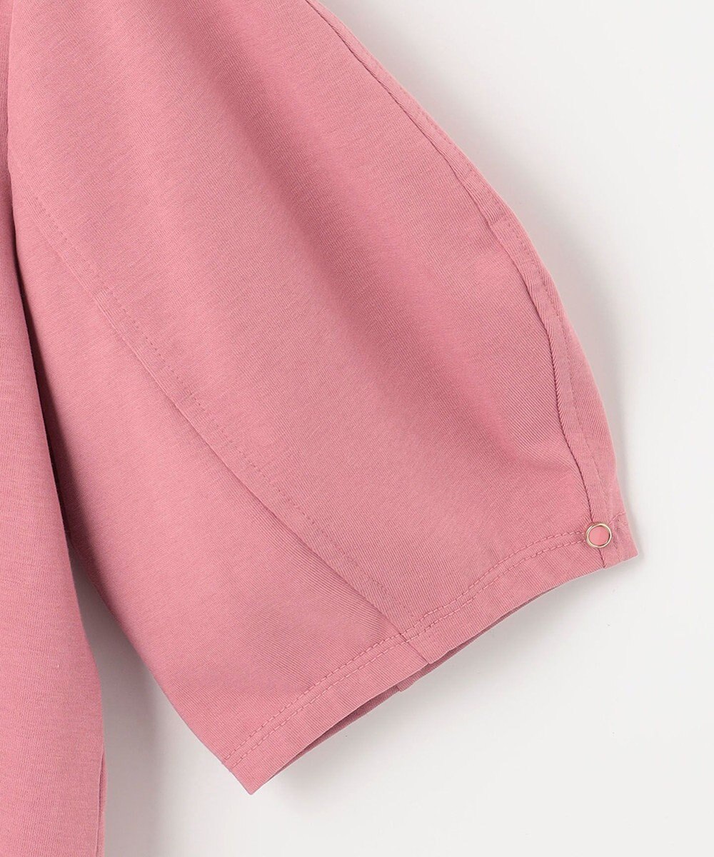 ANY SIS プレーティングジャージーアーモンドスリーブ カットソー 