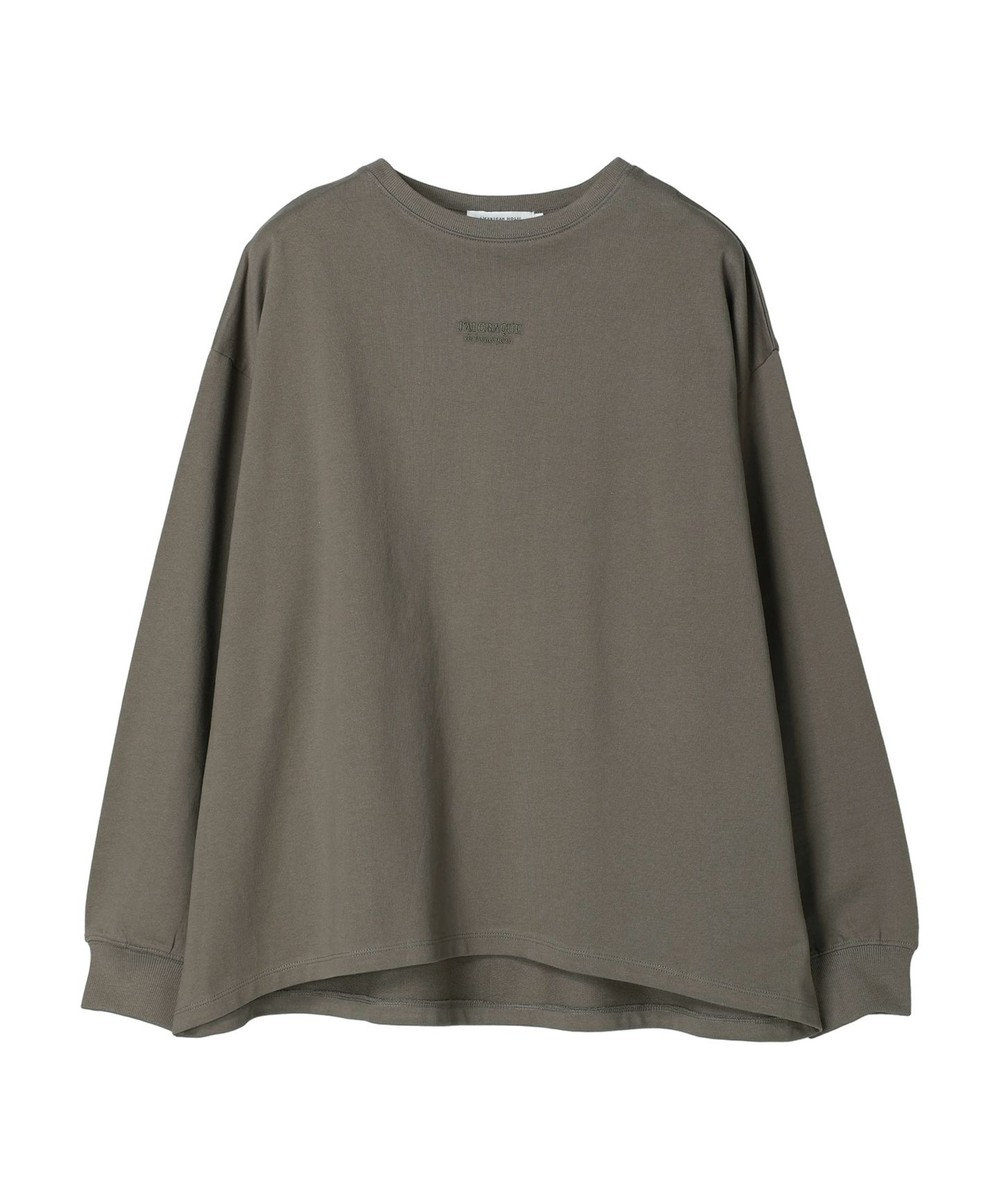 AMERICAN HOLIC 刺繍ロゴミニ裏毛ボートネックチュニック 